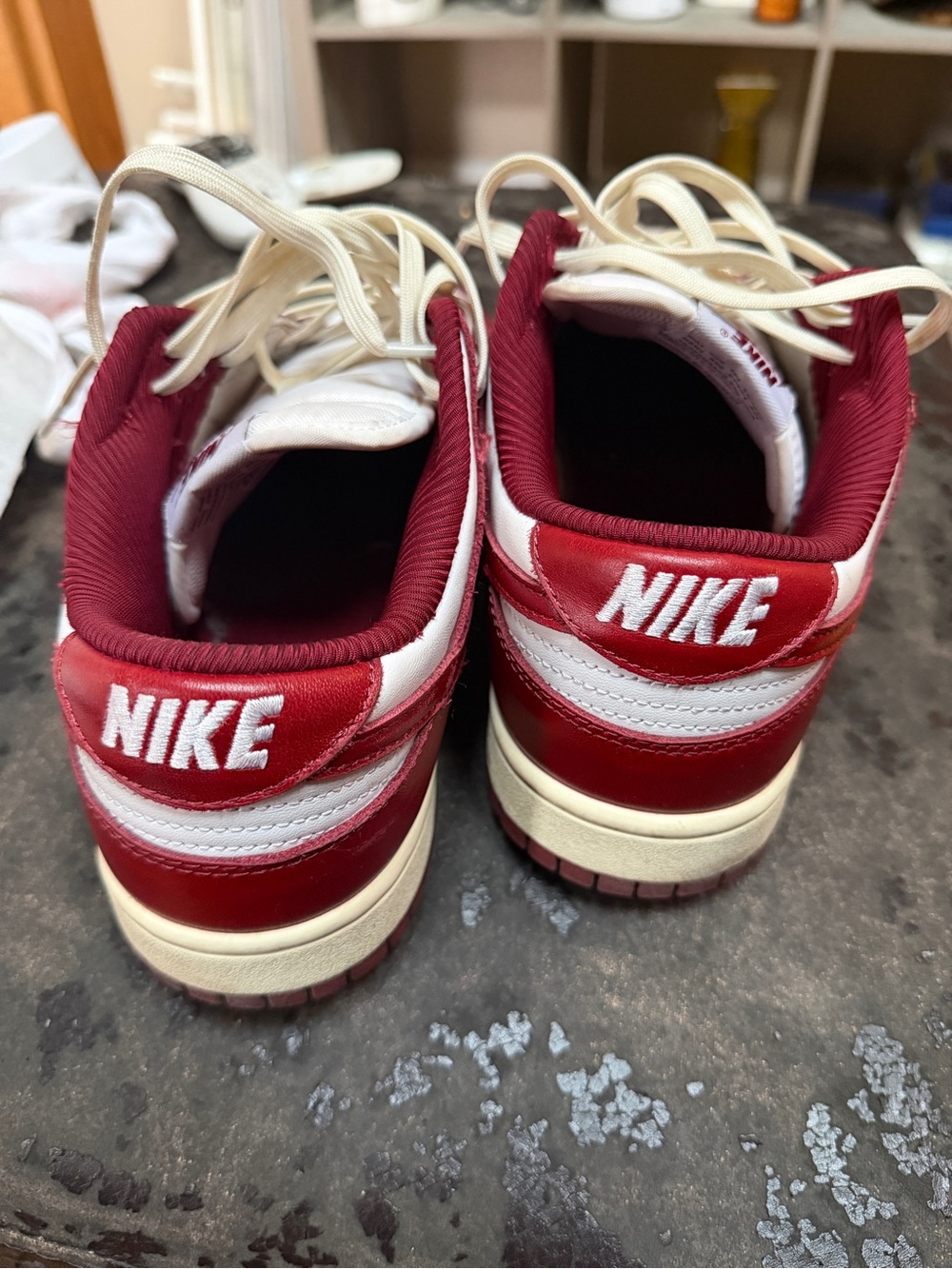 Varsity Red Dunks - Picture 4 of 5